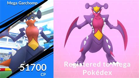 Shiny Mega Garchomp makes its debut in Pokemon GO Mega .